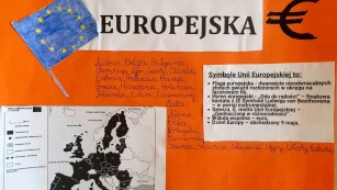 Plakat na konkurs na temat Unii europejskiej - Lena Łukasik