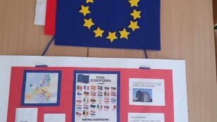 Plakat na konkurs na temat Unii europejskiej - Daria Smoleń-Gomela