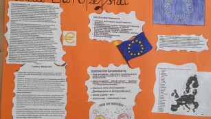 Plakat na konkurs na temat Unii europejskiej - Oliwia Łukasik